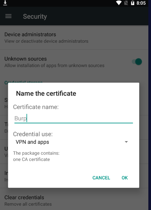 Download CA Certificate2